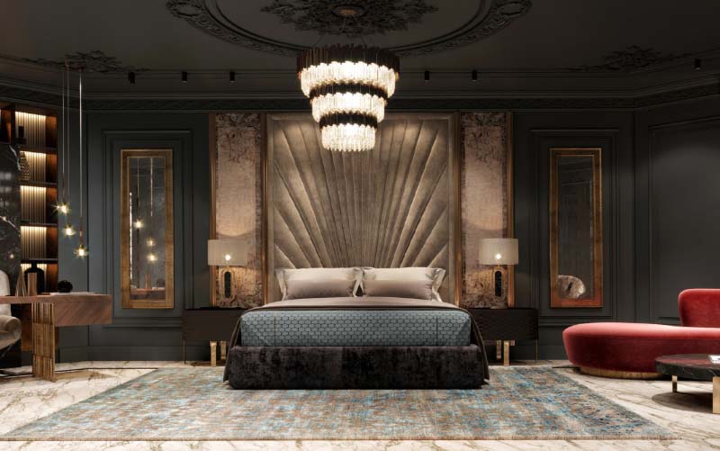 kamar tidur mewah Desain Kamar Luxury